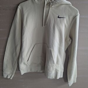 Nike Yellow Cream Hoodie with Fleece Lining